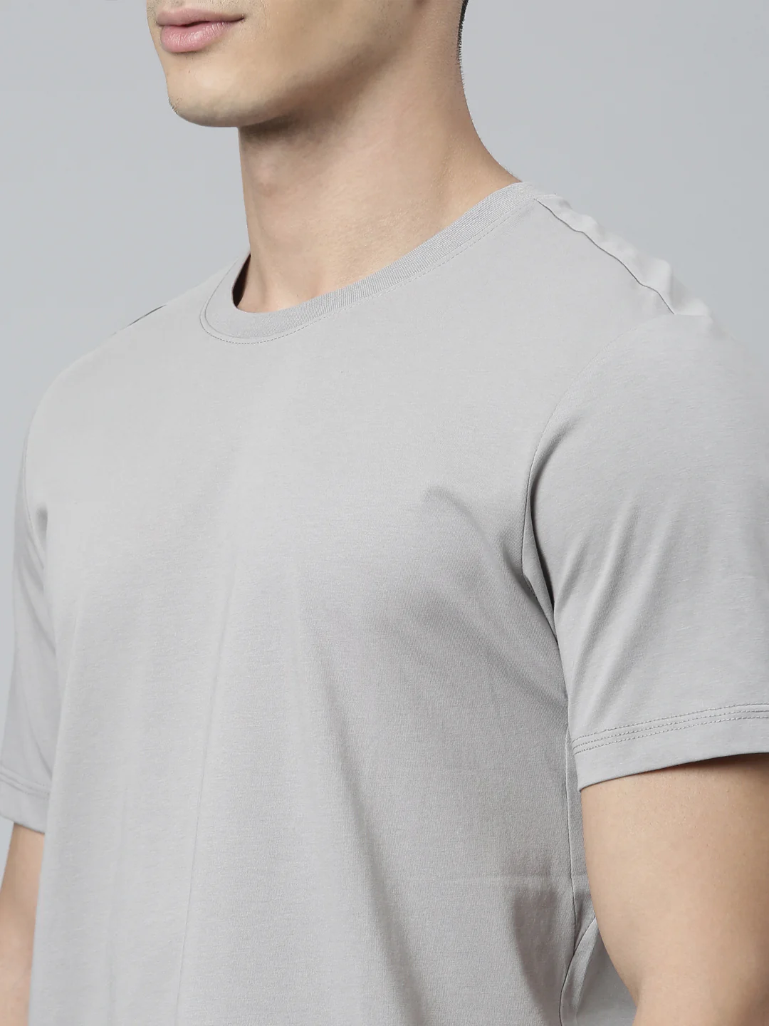 Quick-Dry Training Short-Sleeve T-Shirt - Grey/Black - Image 6