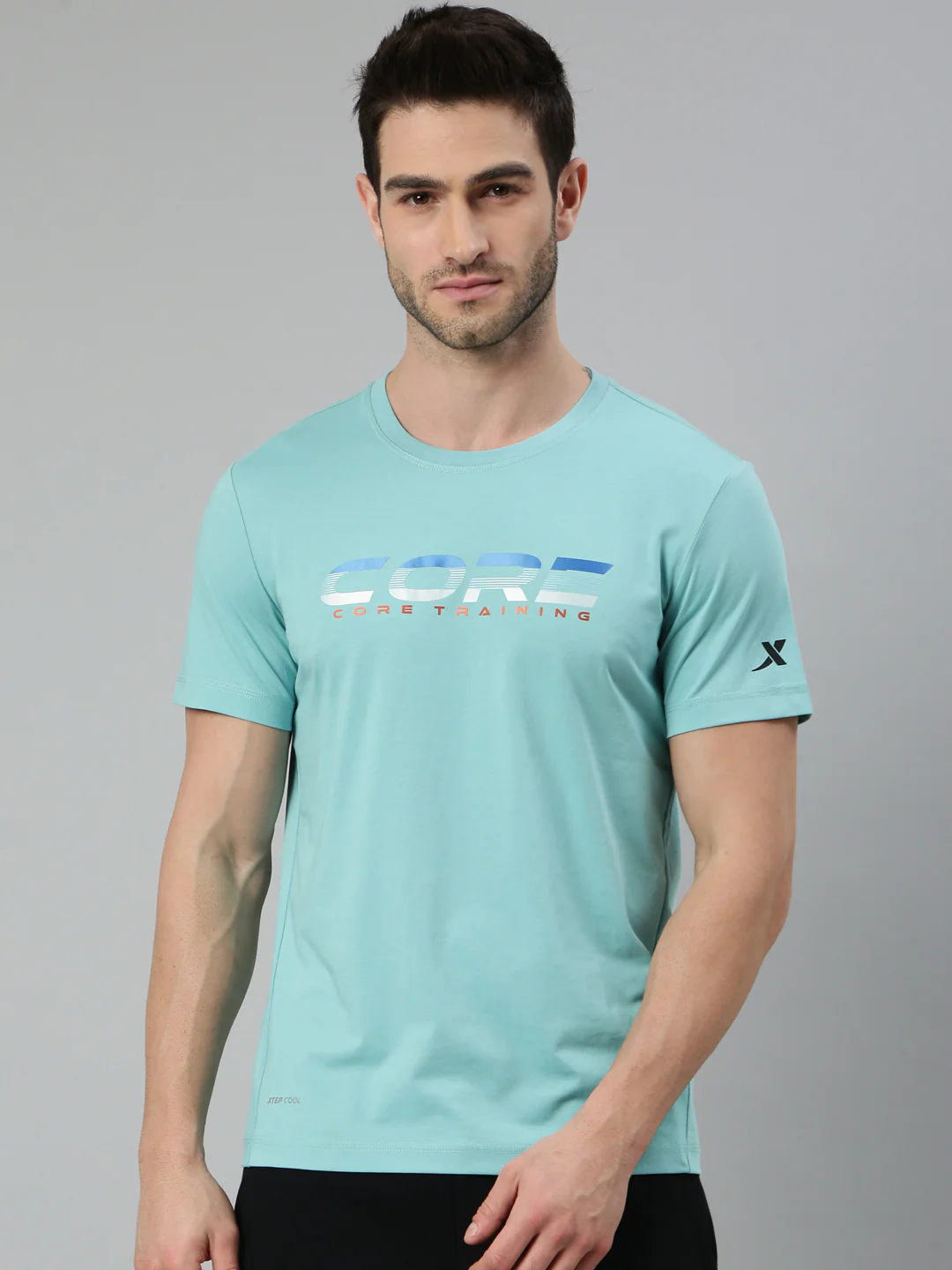 Cotton Dry Short-Sleeve T-Shirt - Black
