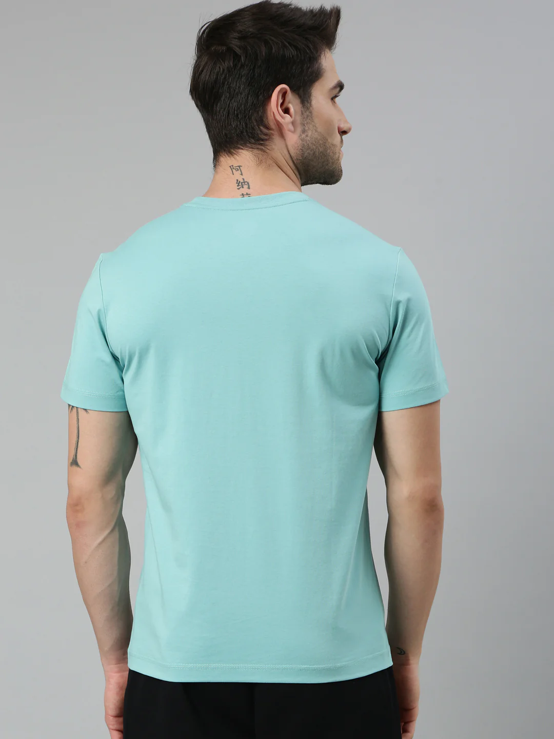 Cotton Dry Short-Sleeve T-Shirt - Black - Image 4