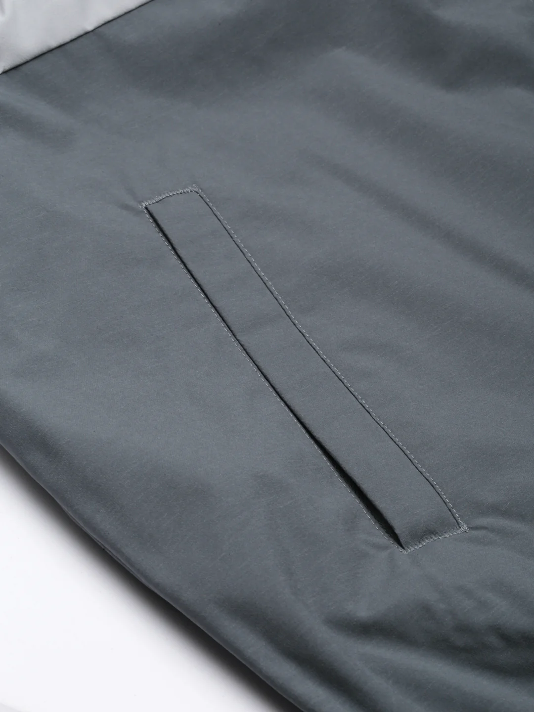 Double-Layer Quick-Dry Windbreaker - Greyish Blue - Image 9