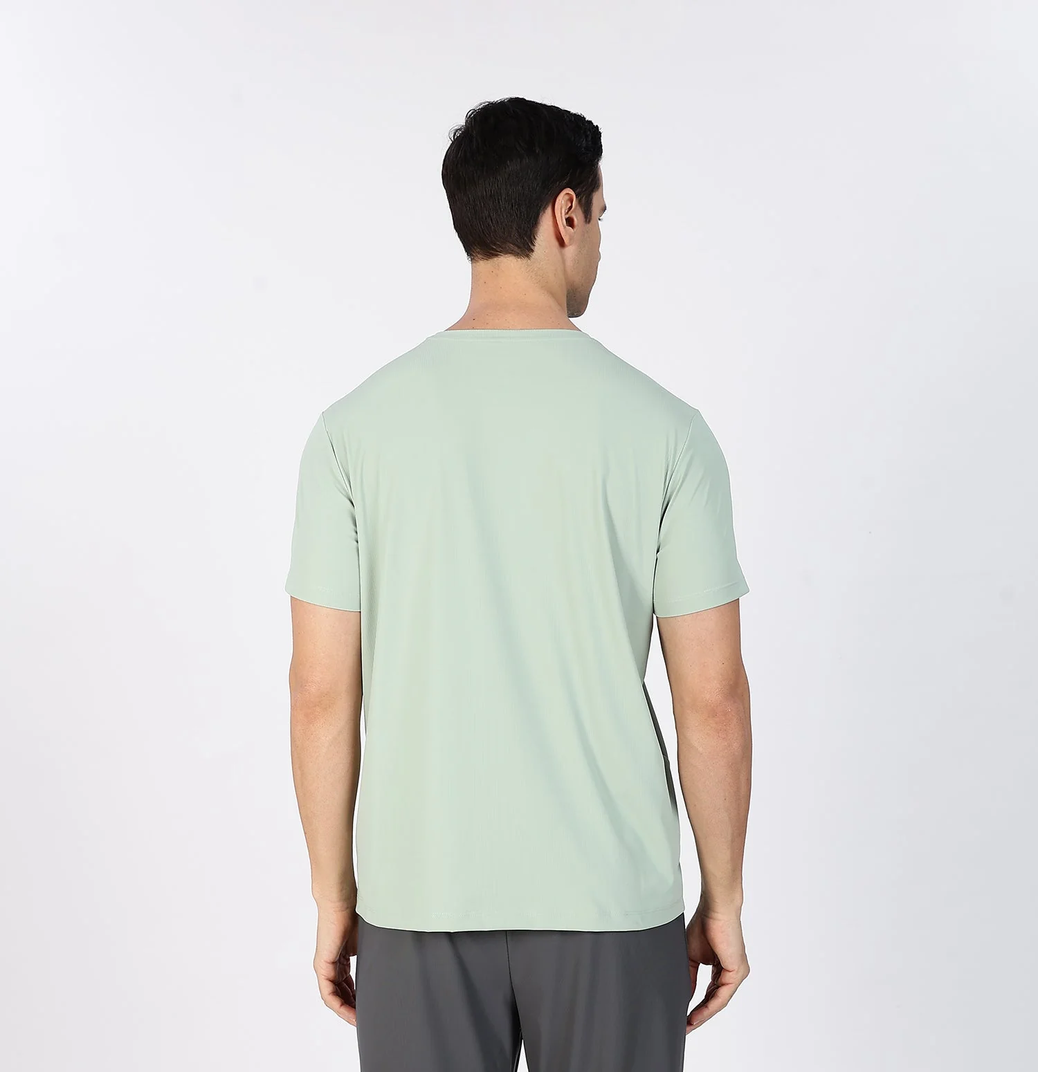 Ice-Cooling Running T-Shirt - Haystack Green - Image 3