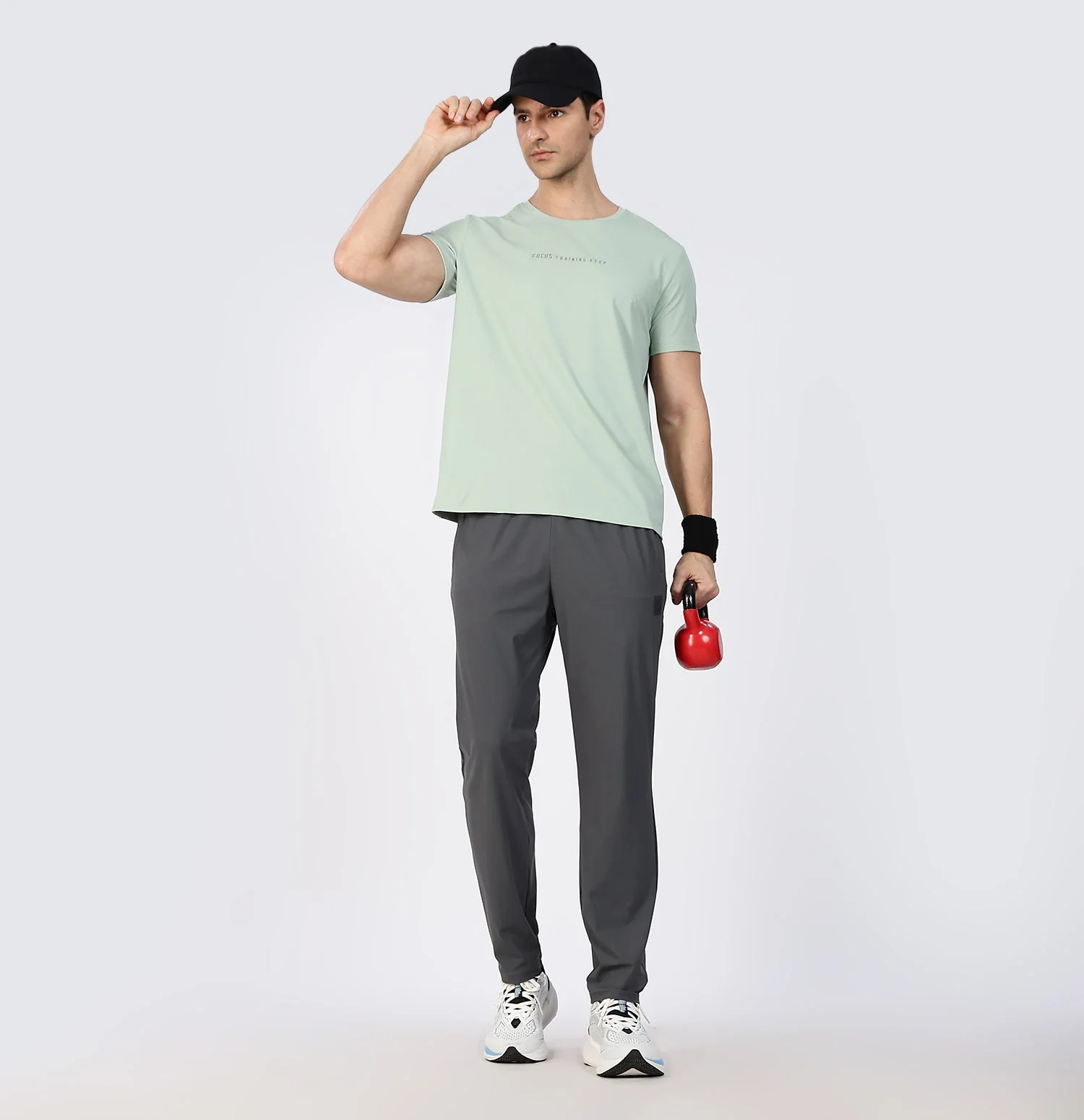 Ice-Cooling Running T-Shirt - Haystack Green - Image 6
