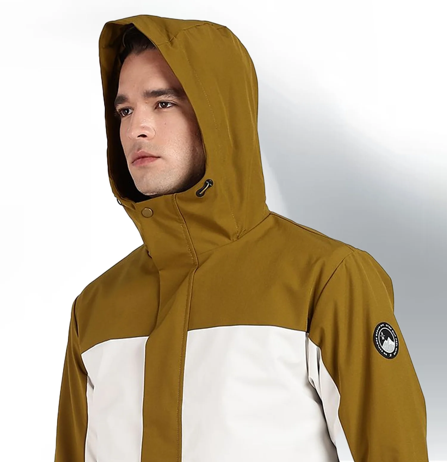 Twinset 3-in-1 Winter Jacket - Brown/White/Black - Image 4