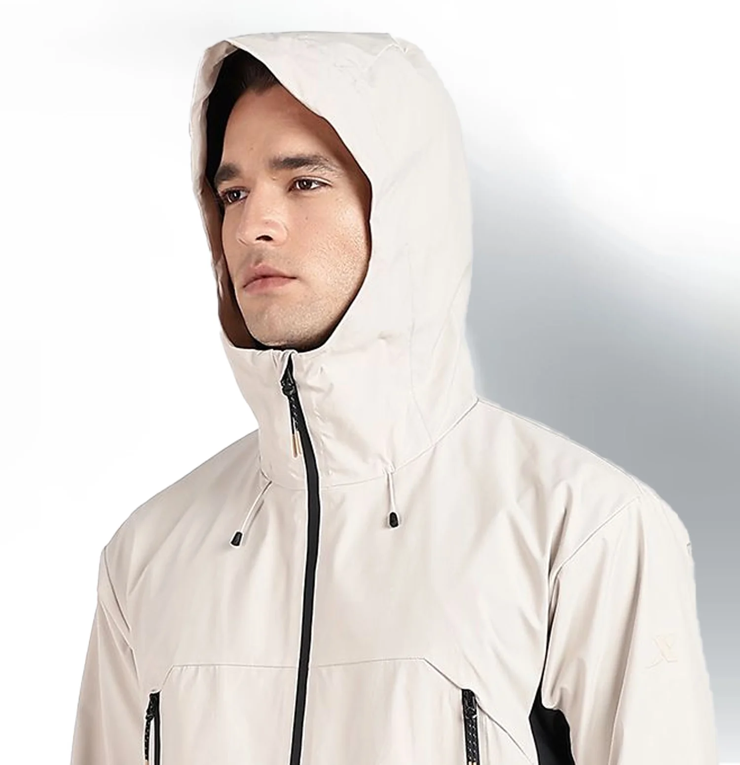 Twinset 3-in-1 Winter Jacket - Apricot/Black - Image 4