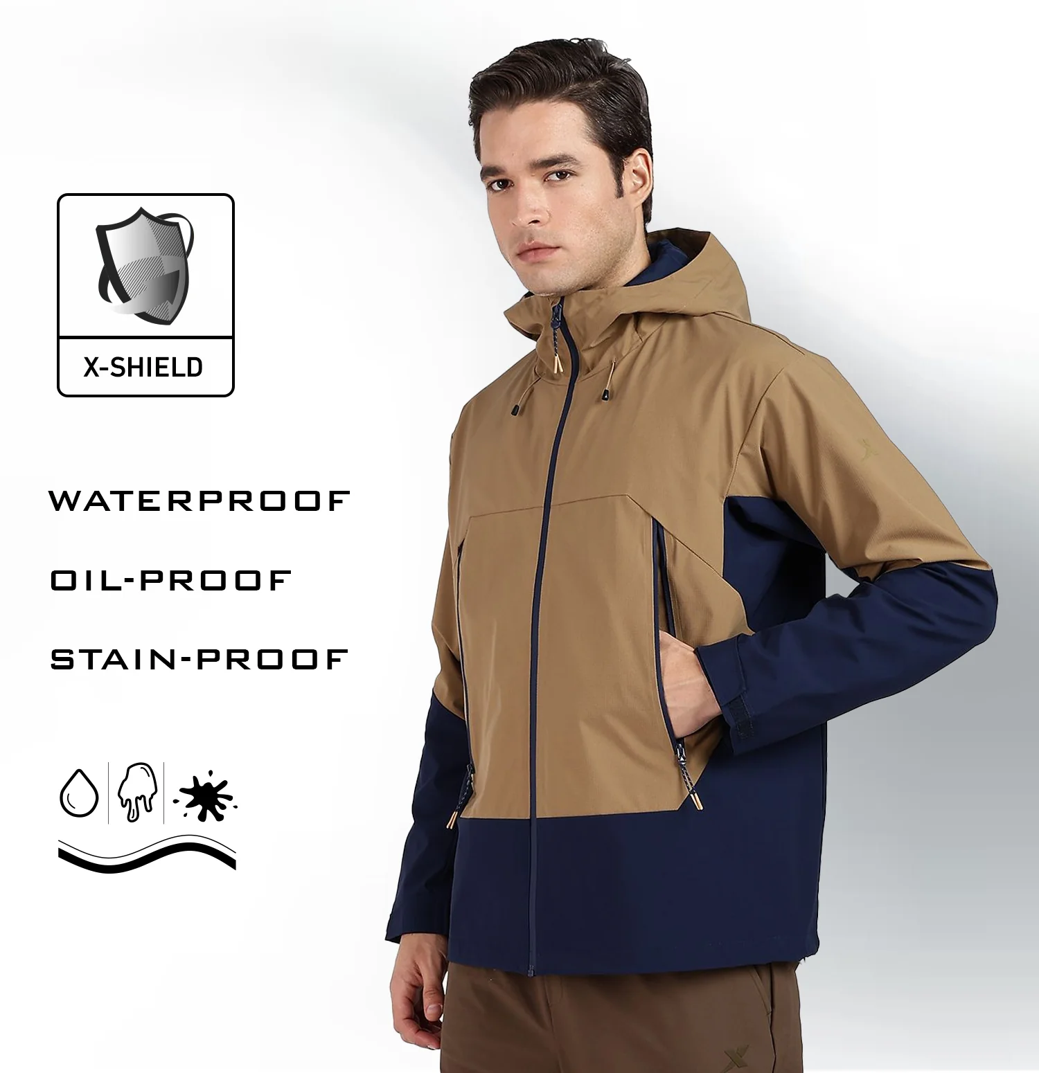 Twinset 3-in-1 Winter Jacket - Hazel/Night Blue - Image 4