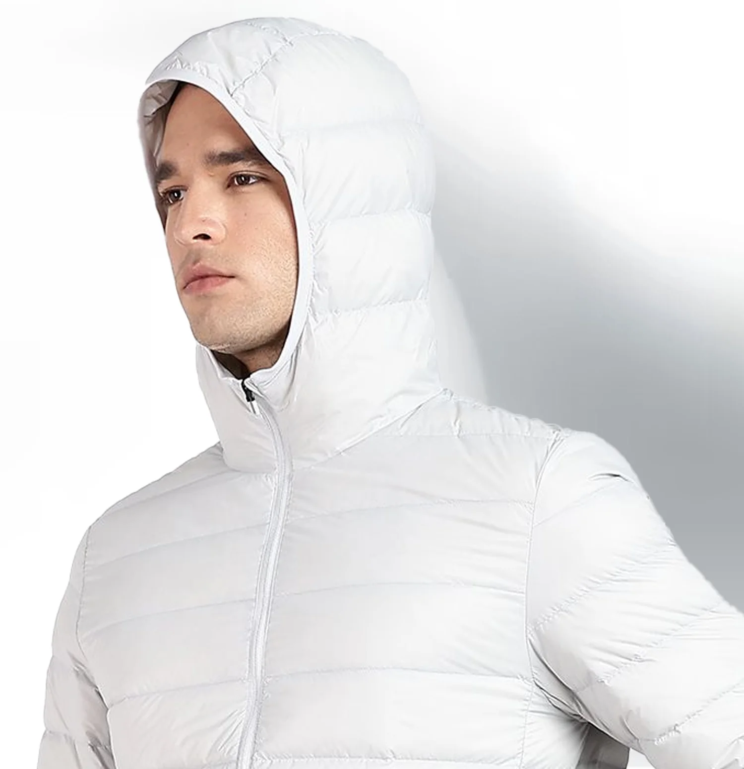 X-Shield Padded Down Jacket - Moss Grey - Image 4
