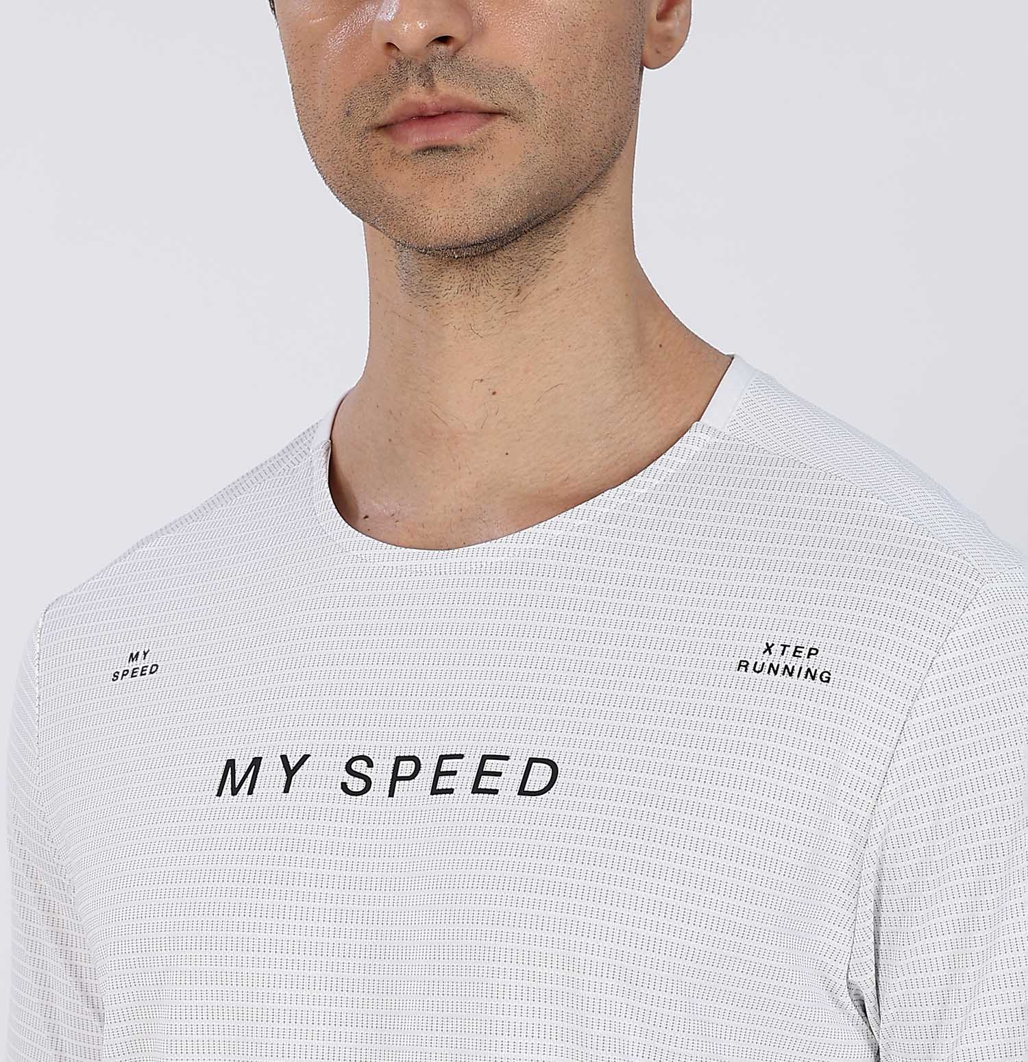 Quick-Dry Running T-Shirt - Pearl White - Image 4
