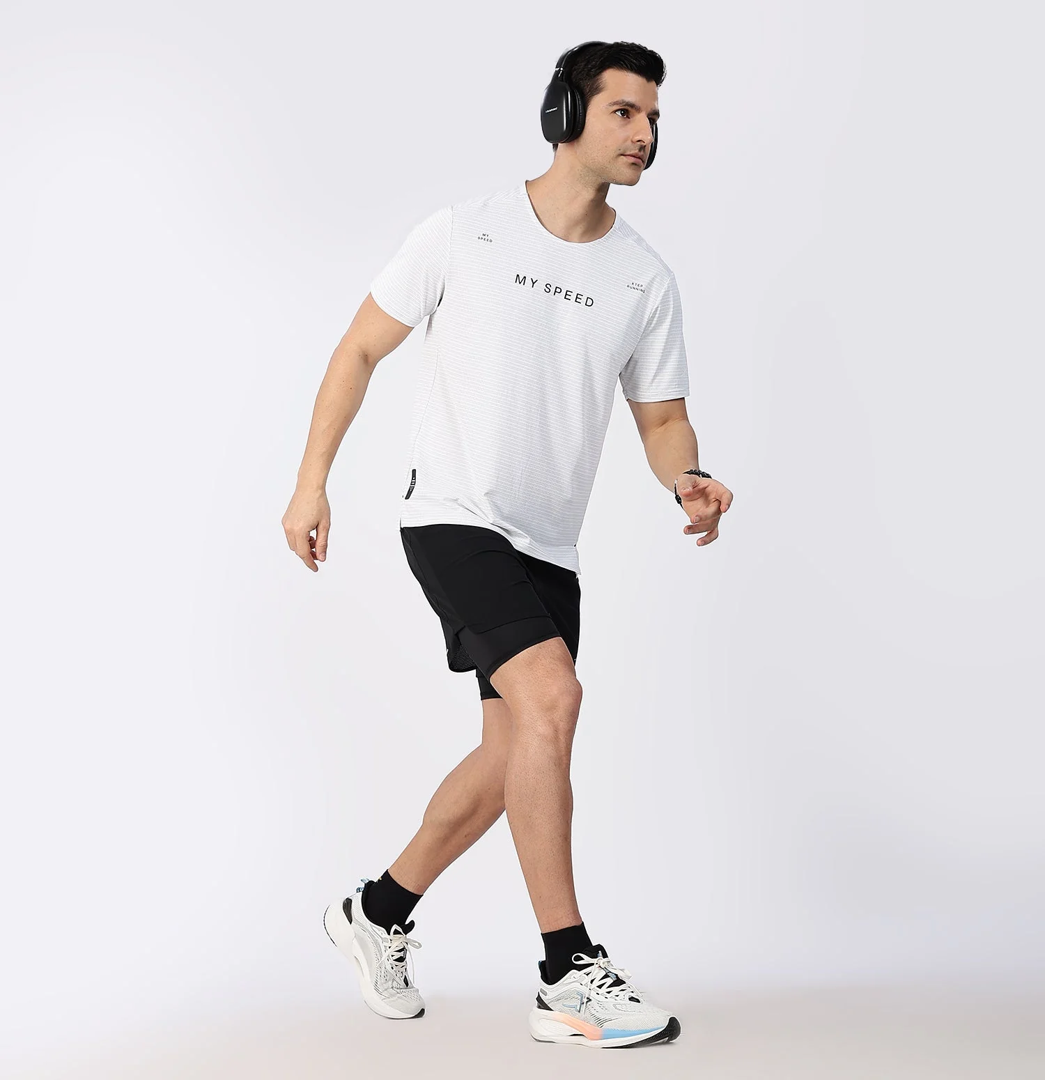 Quick-Dry Running T-Shirt - Pearl White - Image 5