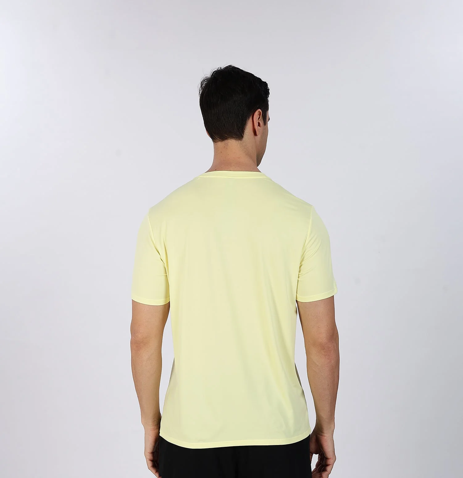 Quick-Dry Moisture-Wicking Running T-Shirt - Yellow - Image 3