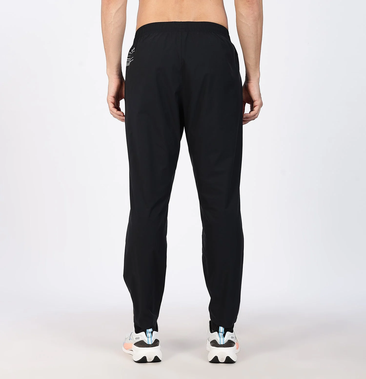 Xtep Men's Quick Dry Moisture Wick Running Trackpant Black - Image 3