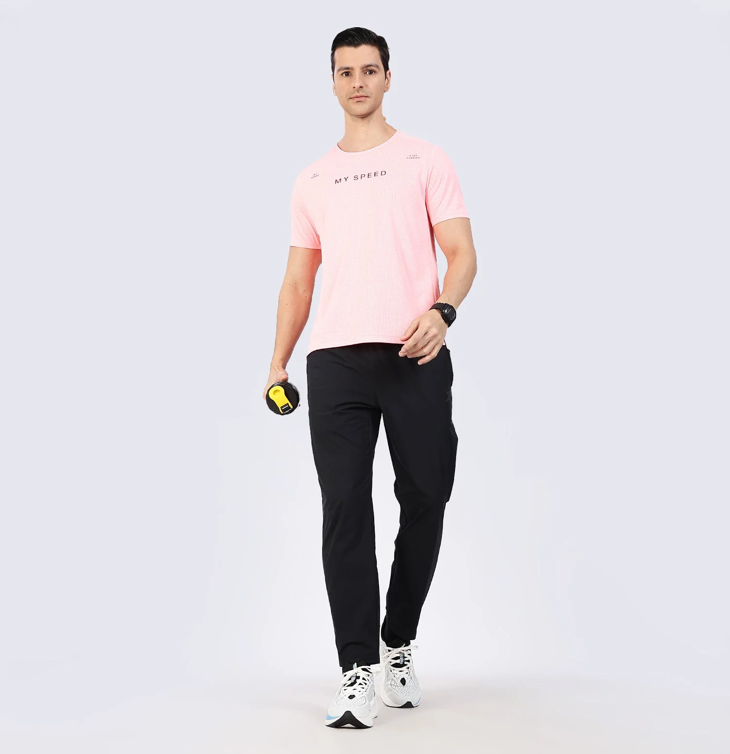 Xtep Men's Quick Dry Moisture Wick Running Trackpant Black - Image 6