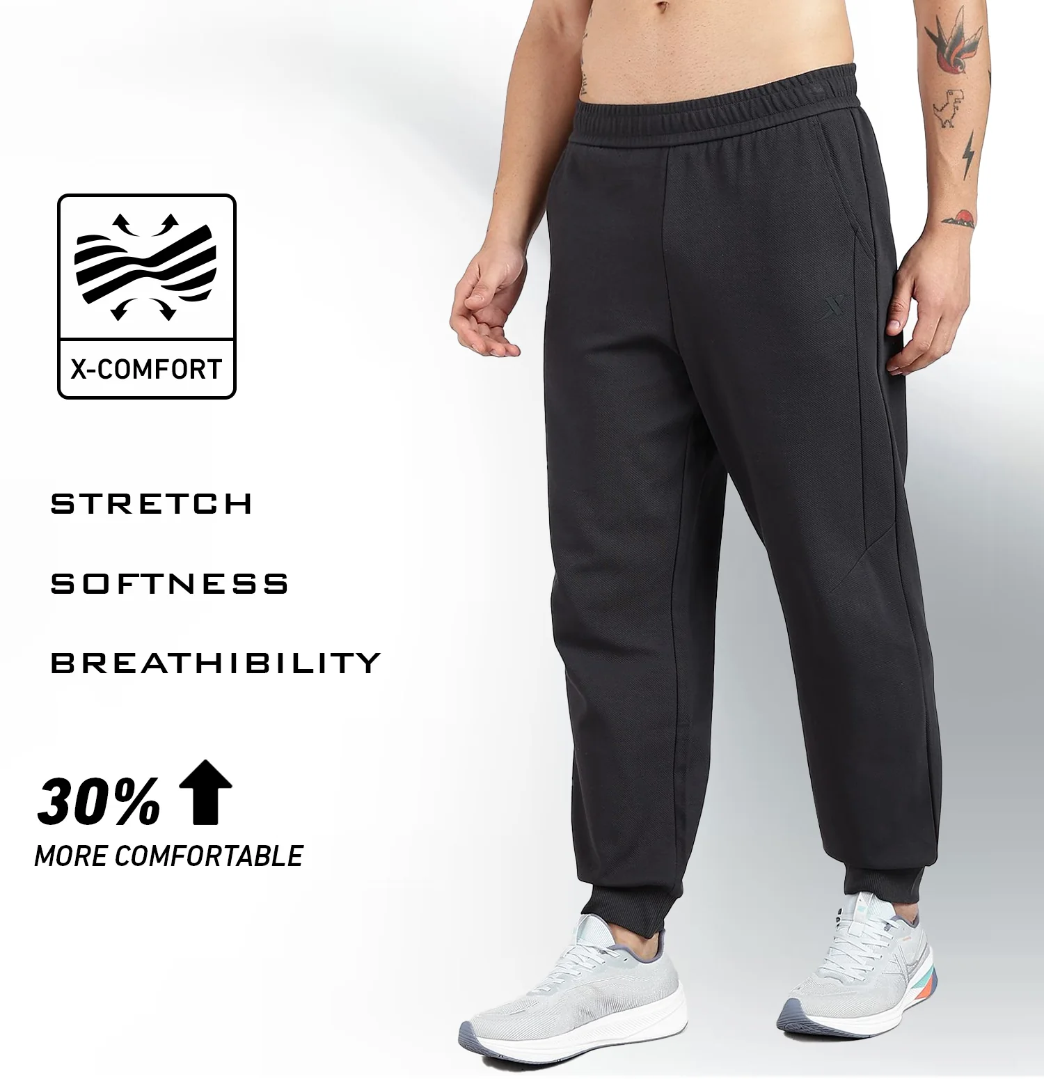 Micro Texture Modern Pants - Horn Grey - Image 4