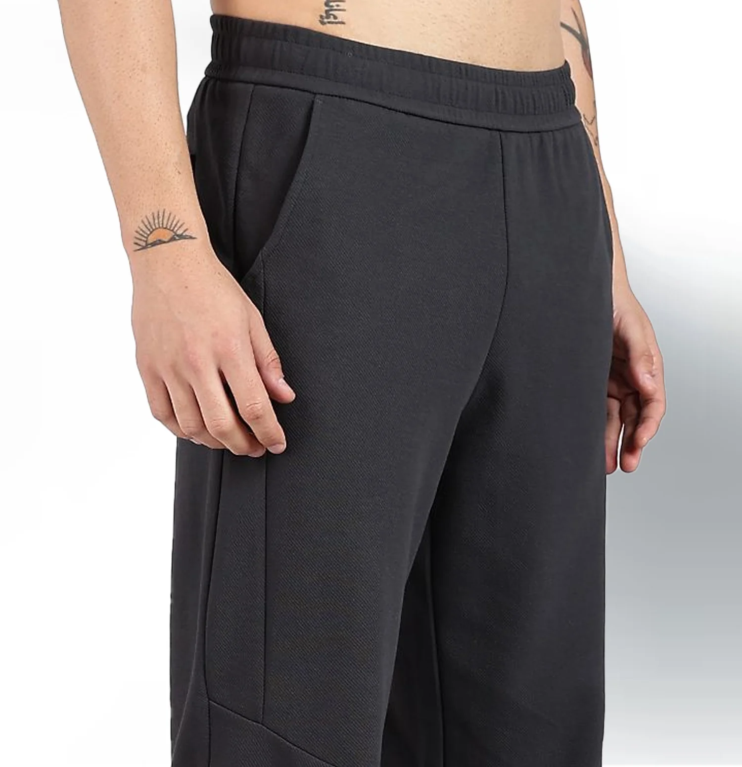 Micro Texture Modern Pants - Horn Grey - Image 5