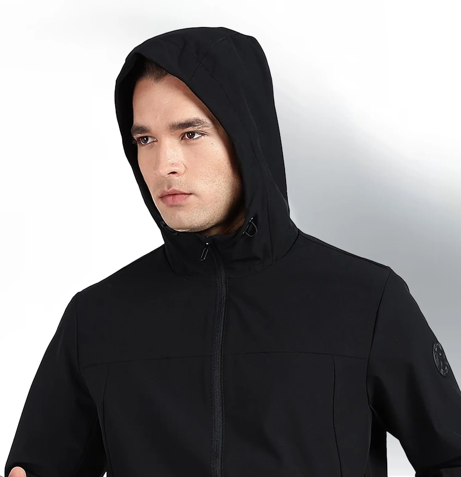 X-Shield Double Layer Windbreaker - Black - Image 4