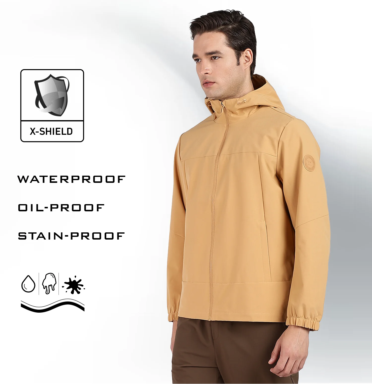 X-Shield Double Layer Windbreaker - Oak Tree Yellow - Image 4