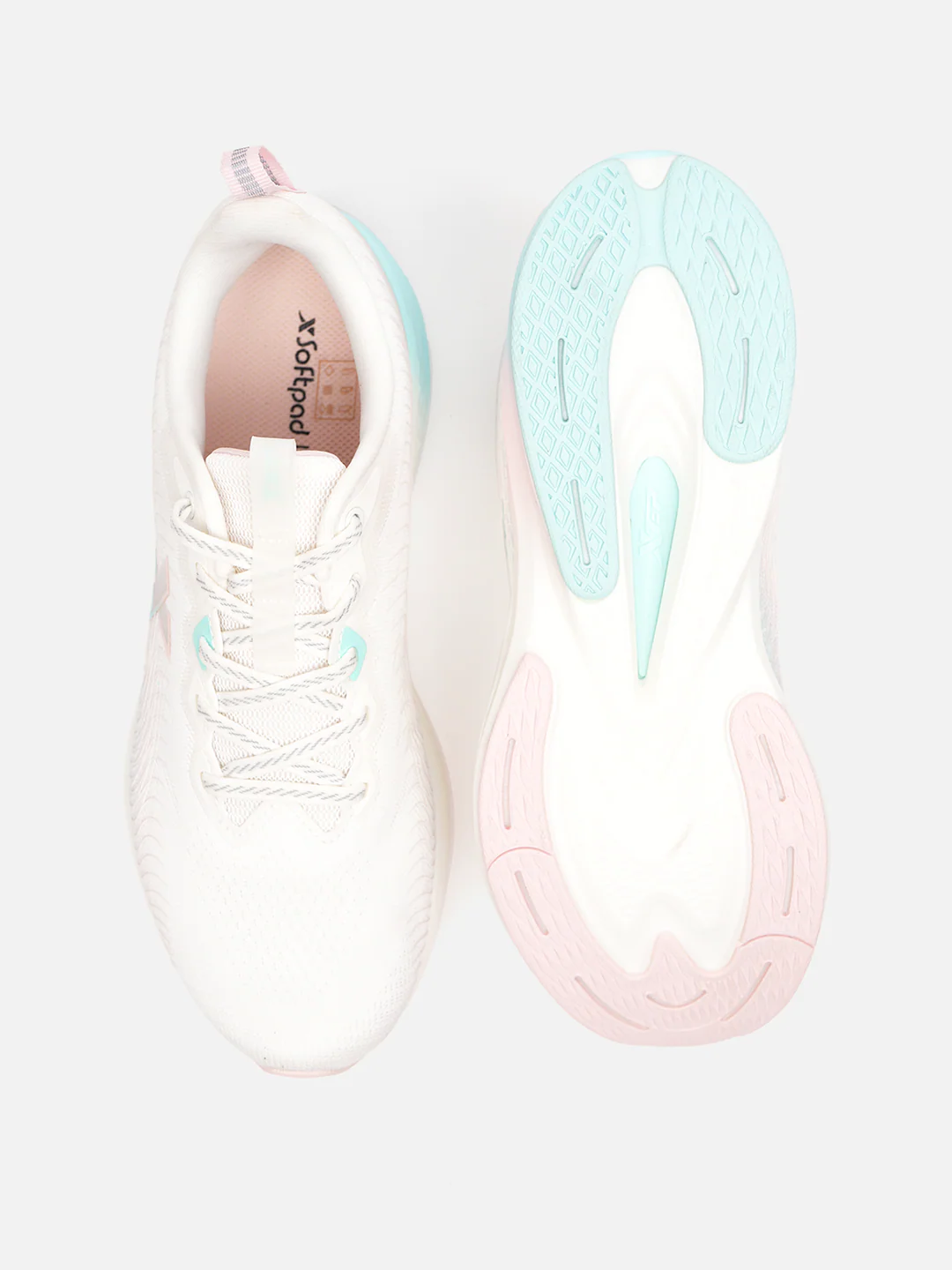 Foam Running Shoes - White/Purple - Image 4