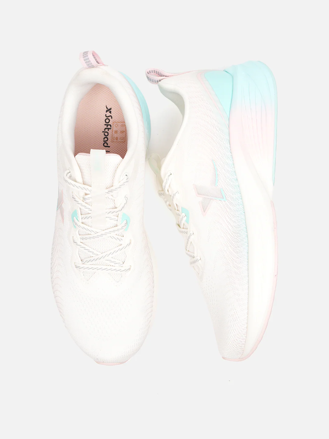 Foam Running Shoes - White/Purple - Image 8