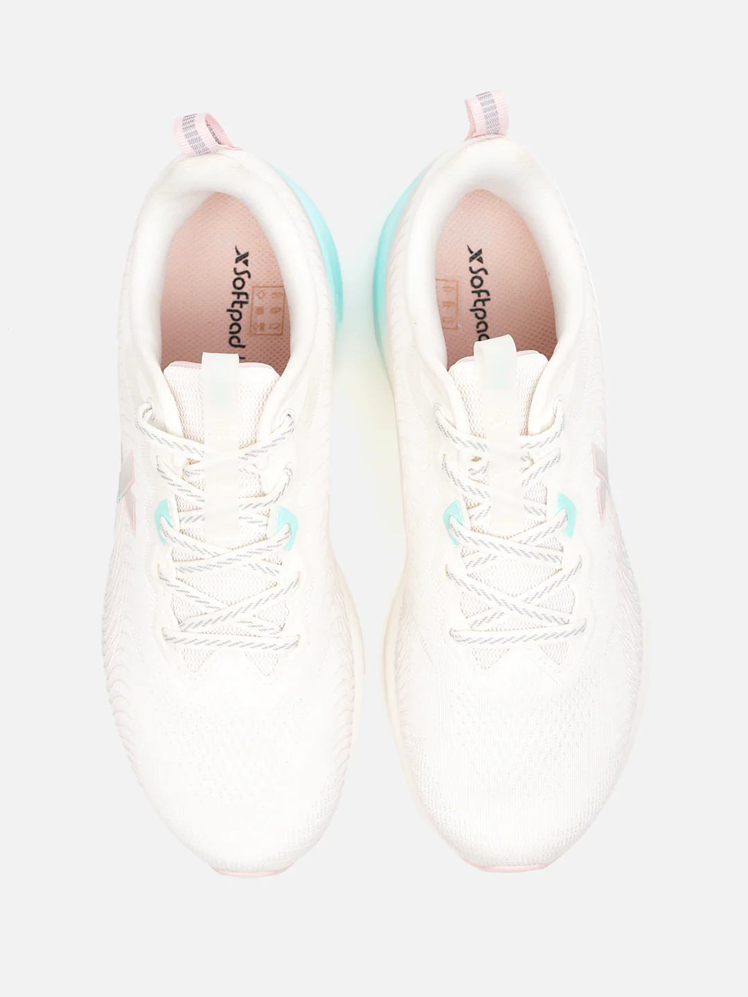 Foam Running Shoes - White/Purple - Image 9