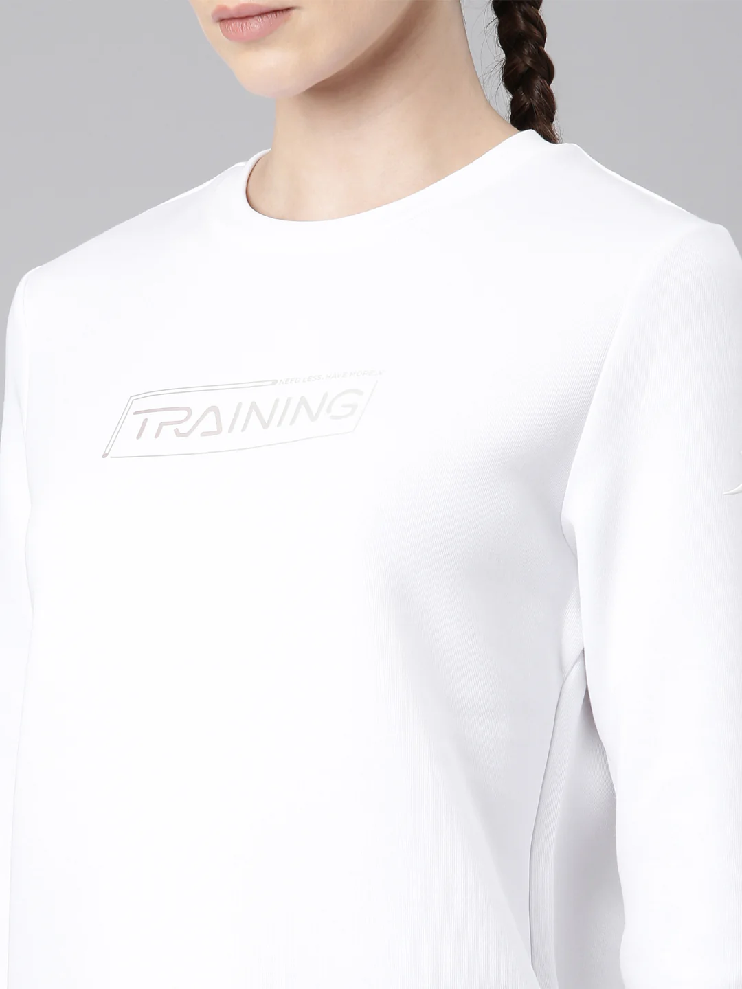 Dry Fit Confort Sweatshirt - White/Pink/Green - Image 17