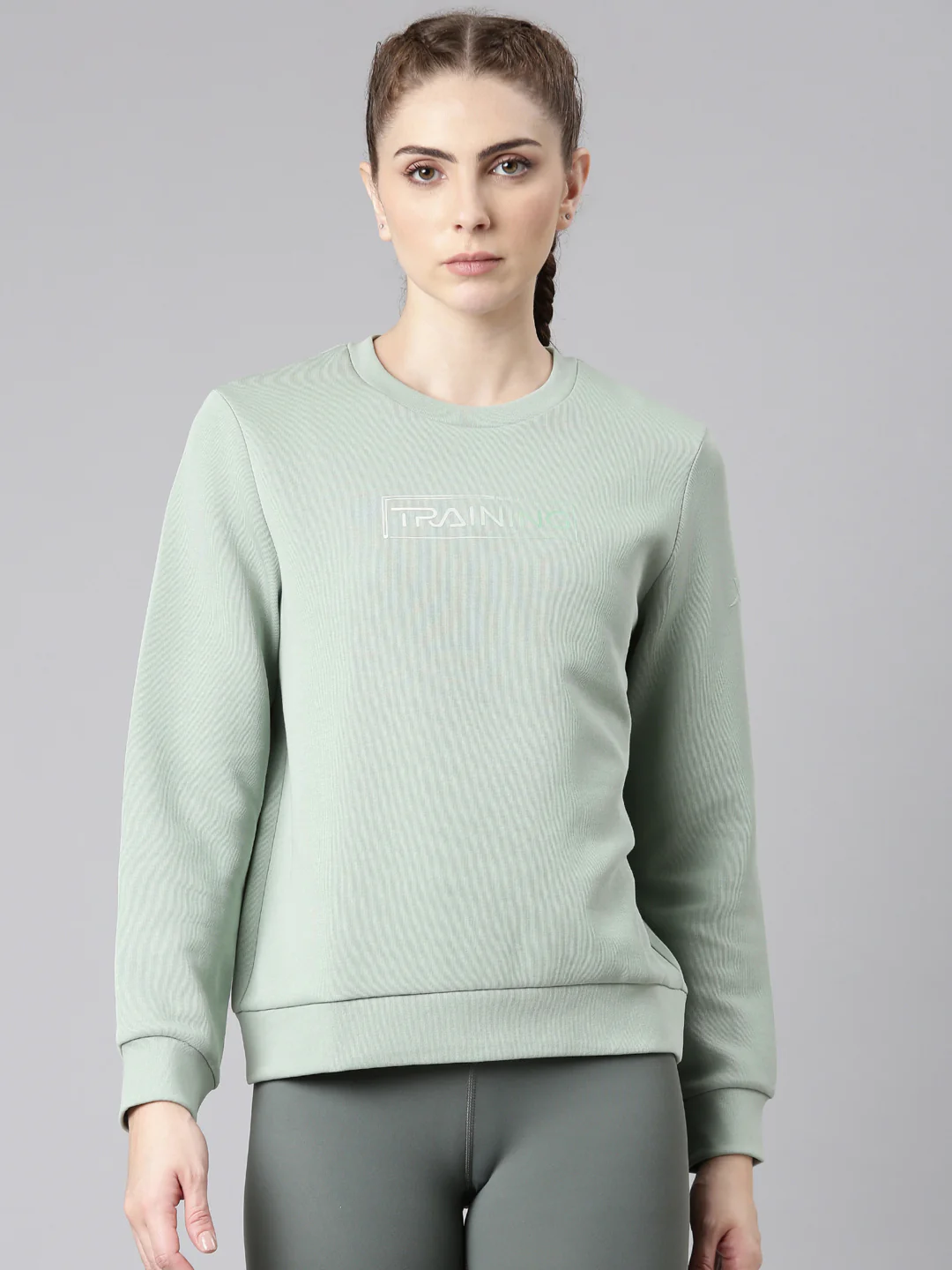 Dry Fit Confort Sweatshirt - White/Pink/Green - Image 20