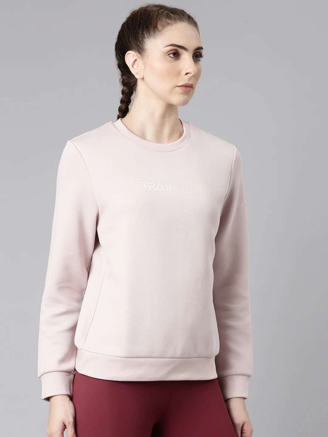 Dry Fit Confort Sweatshirt - White/Pink/Green - Image 30