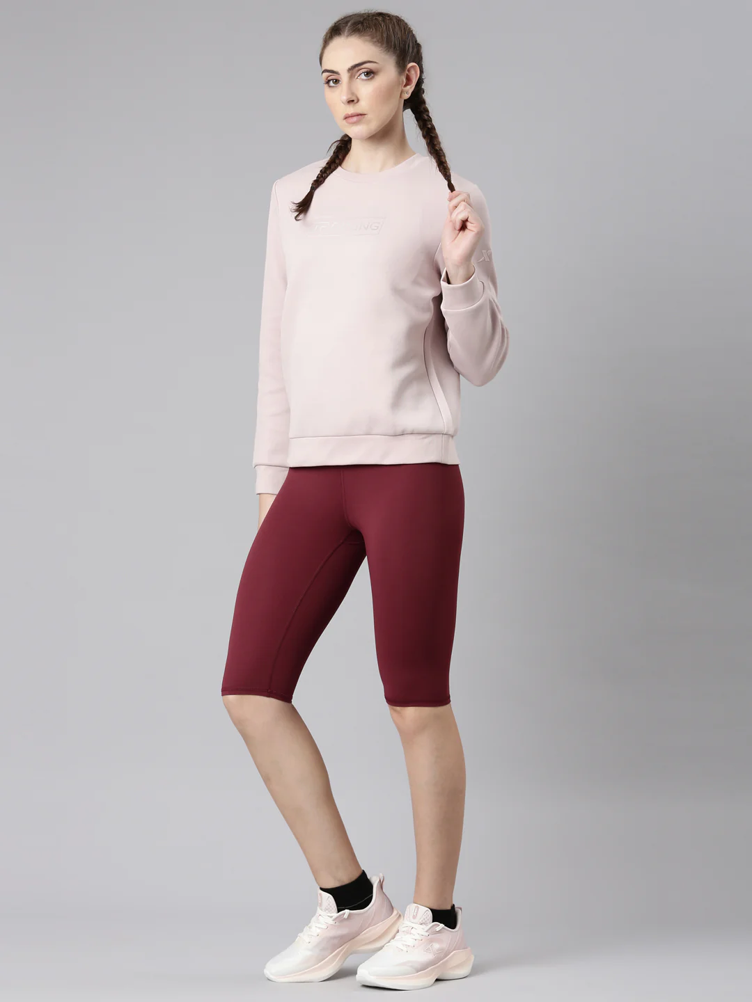 Dry Fit Confort Sweatshirt - White/Pink/Green - Image 33