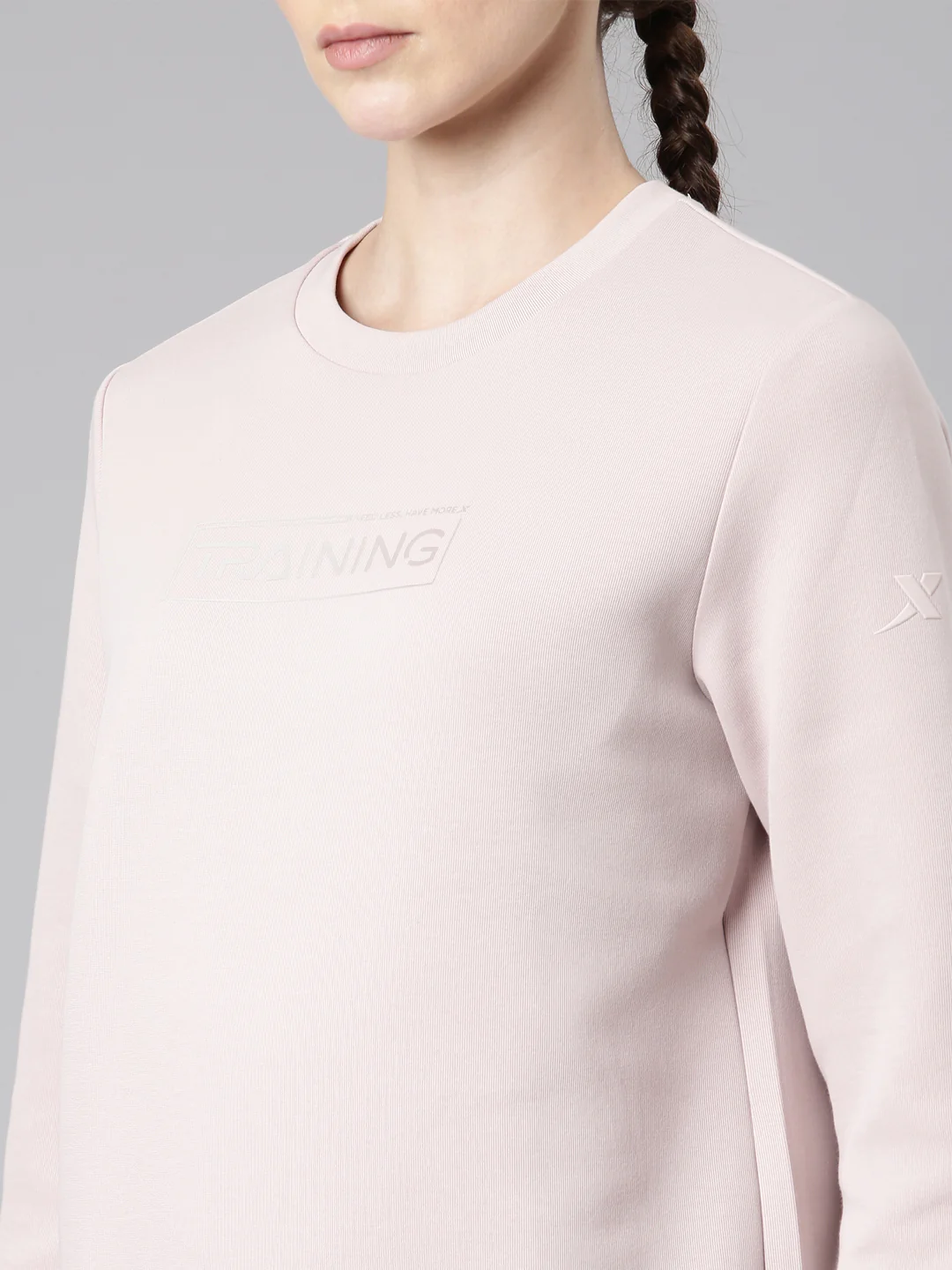Dry Fit Confort Sweatshirt - White/Pink/Green - Image 35