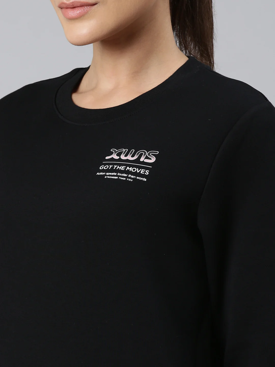 Dry Fit Confort Sweatshirt - White/Pink - Image 15