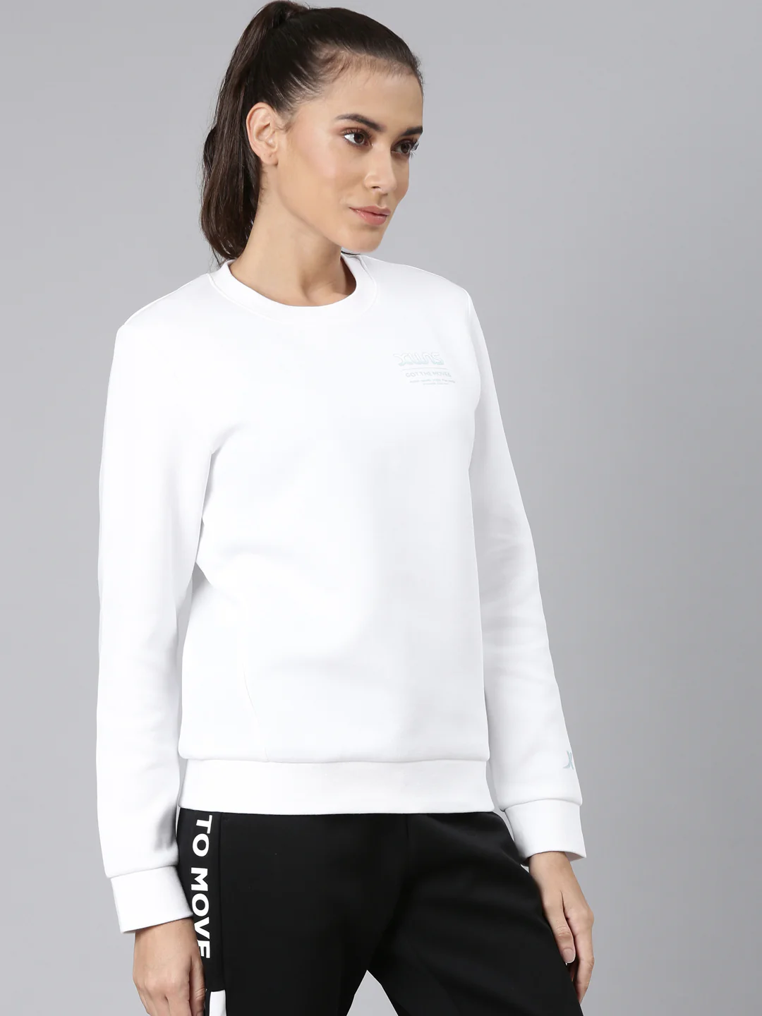 Dry Fit Confort Sweatshirt - White/Pink - Image 18