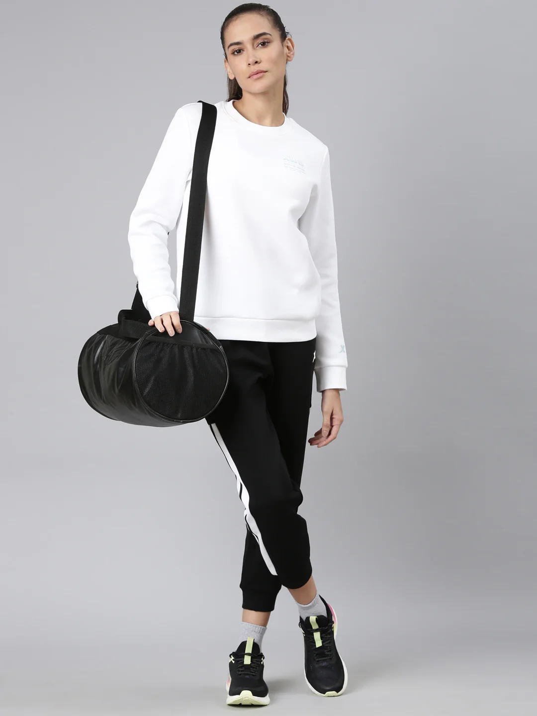 Dry Fit Confort Sweatshirt - White/Pink - Image 21