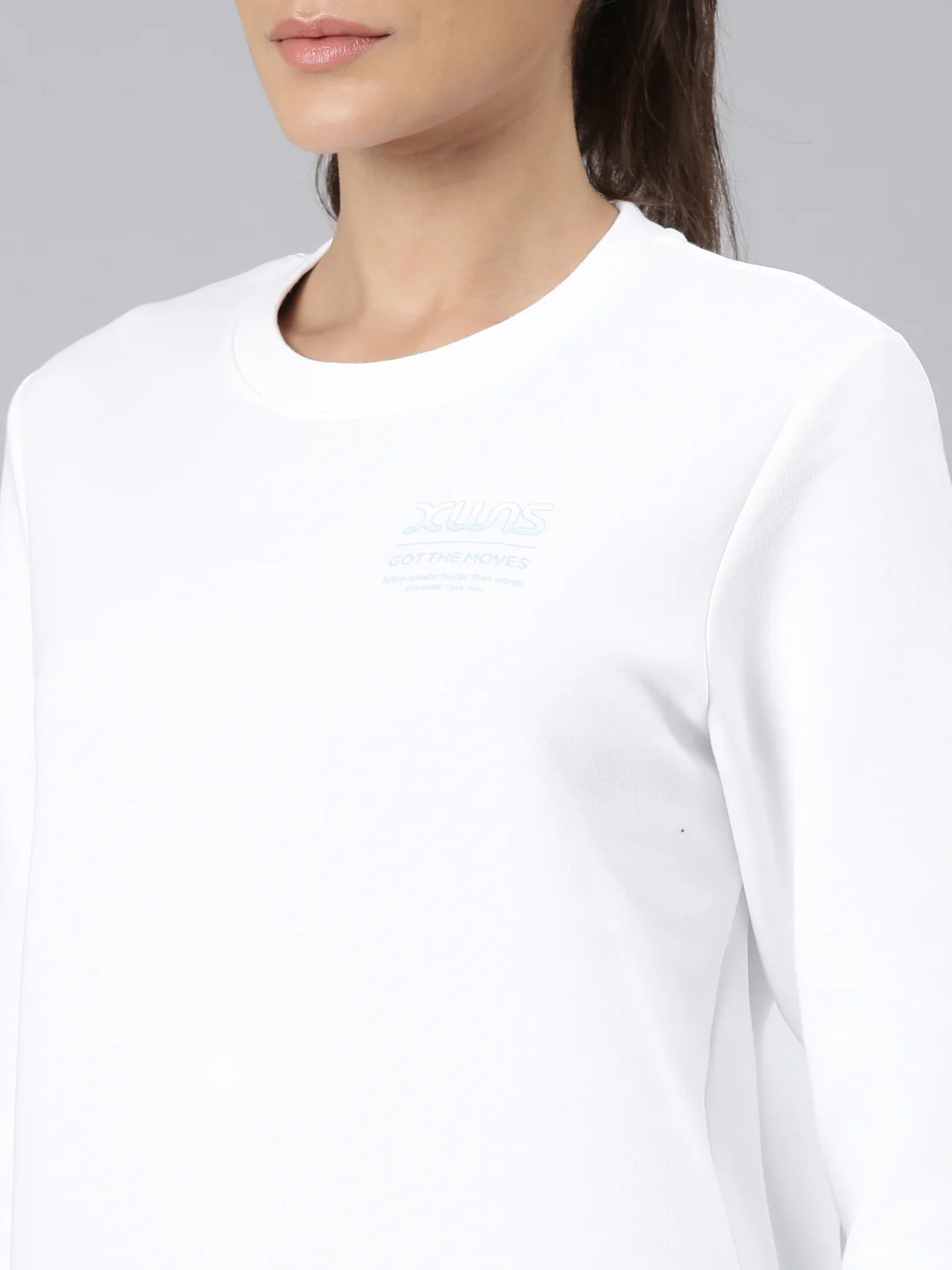 Dry Fit Confort Sweatshirt - White/Pink - Image 22