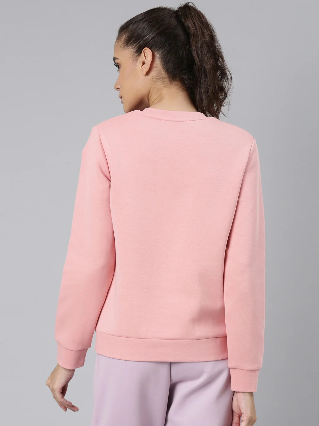 Dry Fit Confort Sweatshirt - White/Pink - Image 4