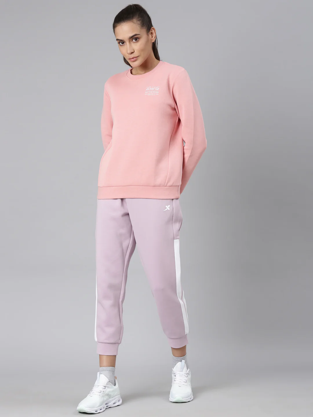 Dry Fit Confort Sweatshirt - White/Pink - Image 6