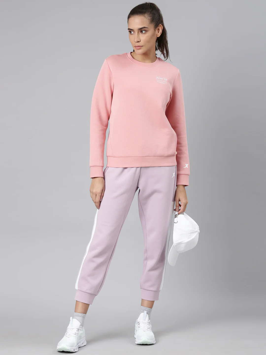 Dry Fit Confort Sweatshirt - White/Pink - Image 7