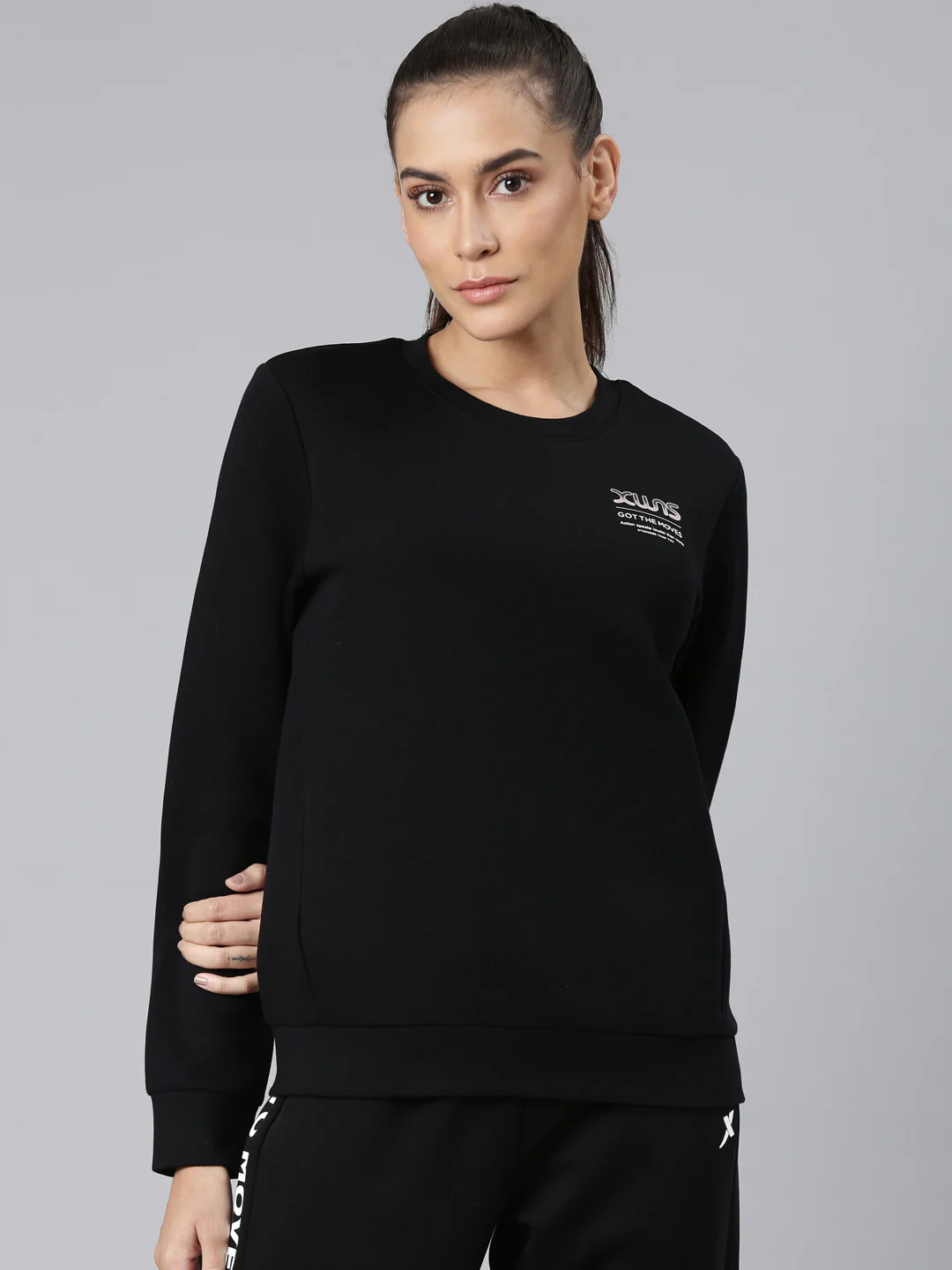 Dry Fit Confort Sweatshirt - White/Pink - Image 9
