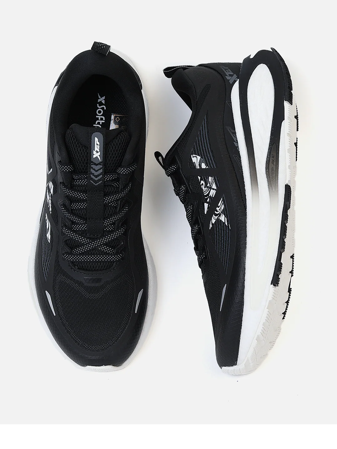ACE Running Shoe - White/Black/Grey - Image 7