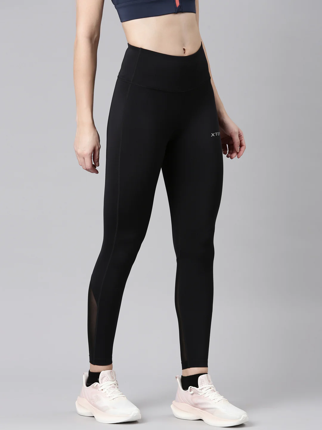 Athletic Training Tights - Green/Pink/Black - Image 2