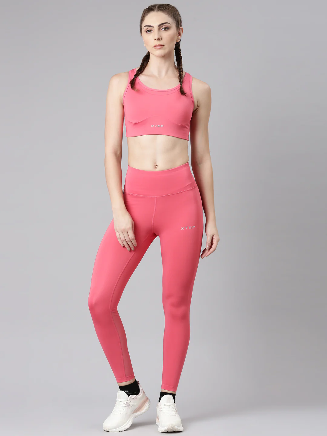 Athletic Training Tights - Green/Pink/Black - Image 23