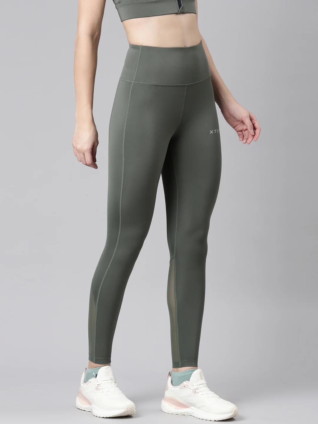 Athletic Training Tights - Green/Pink/Black - Image 51