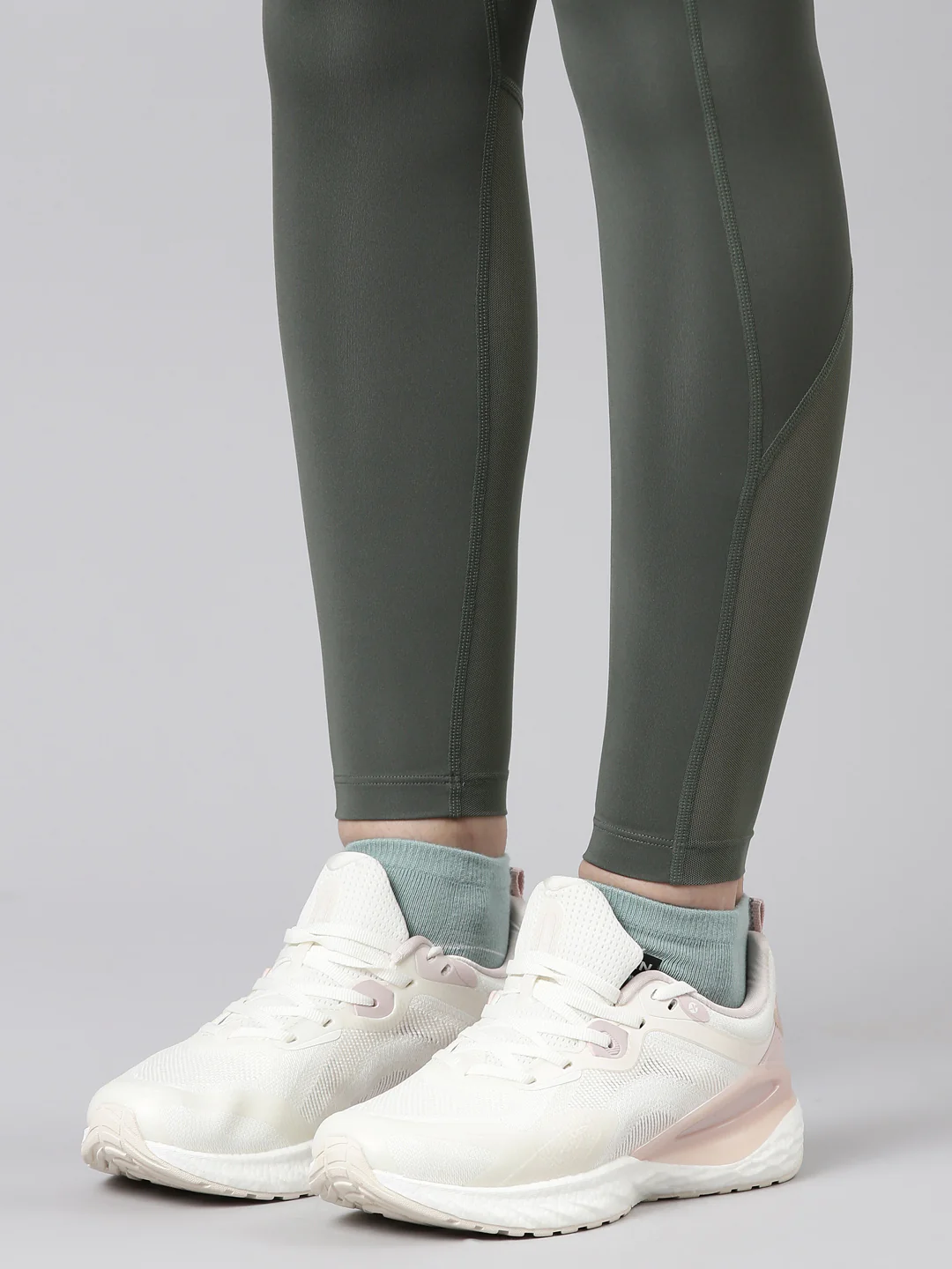 Athletic Training Tights - Green/Pink/Black - Image 57