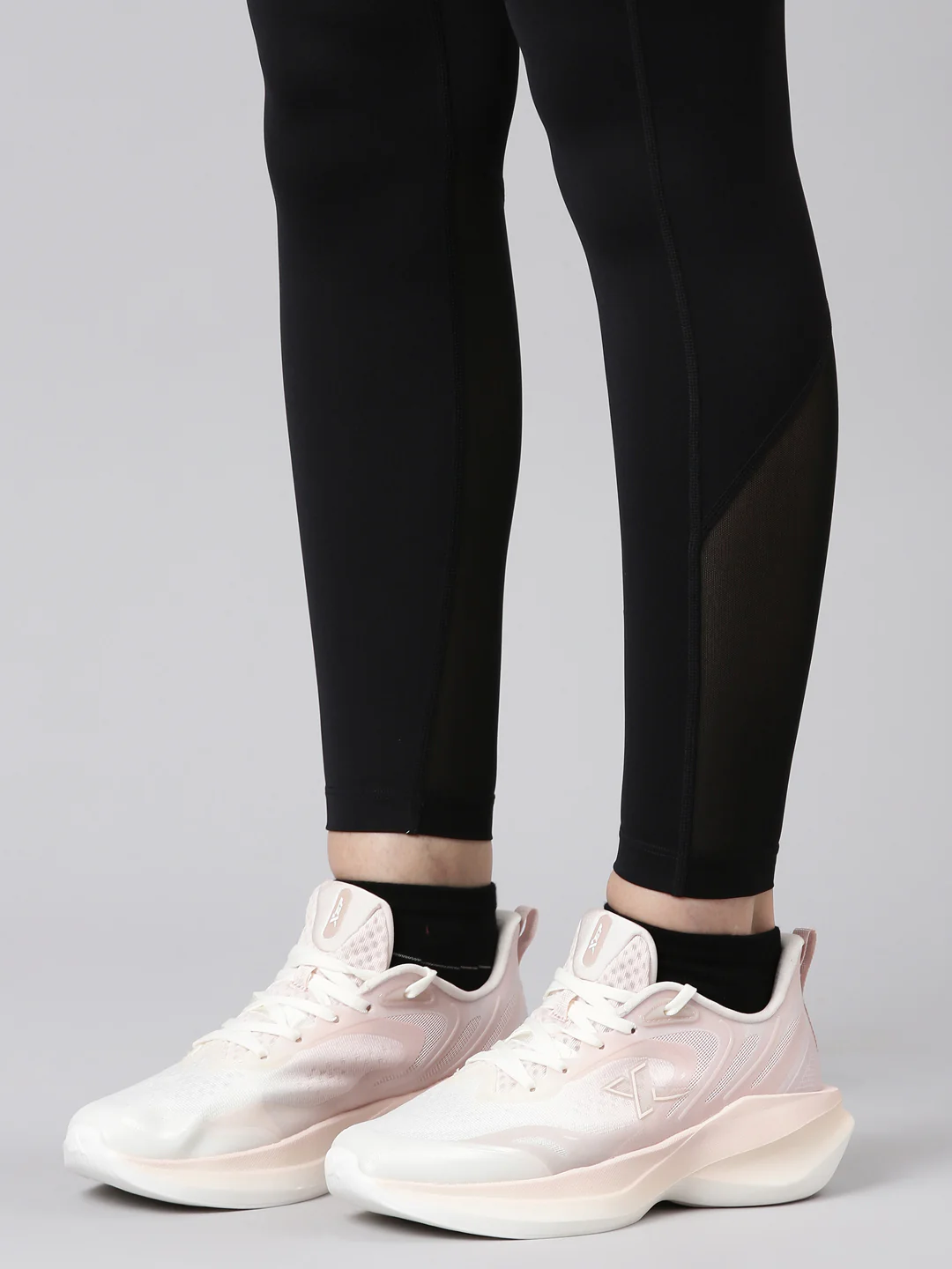 Athletic Training Tights - Green/Pink/Black - Image 6