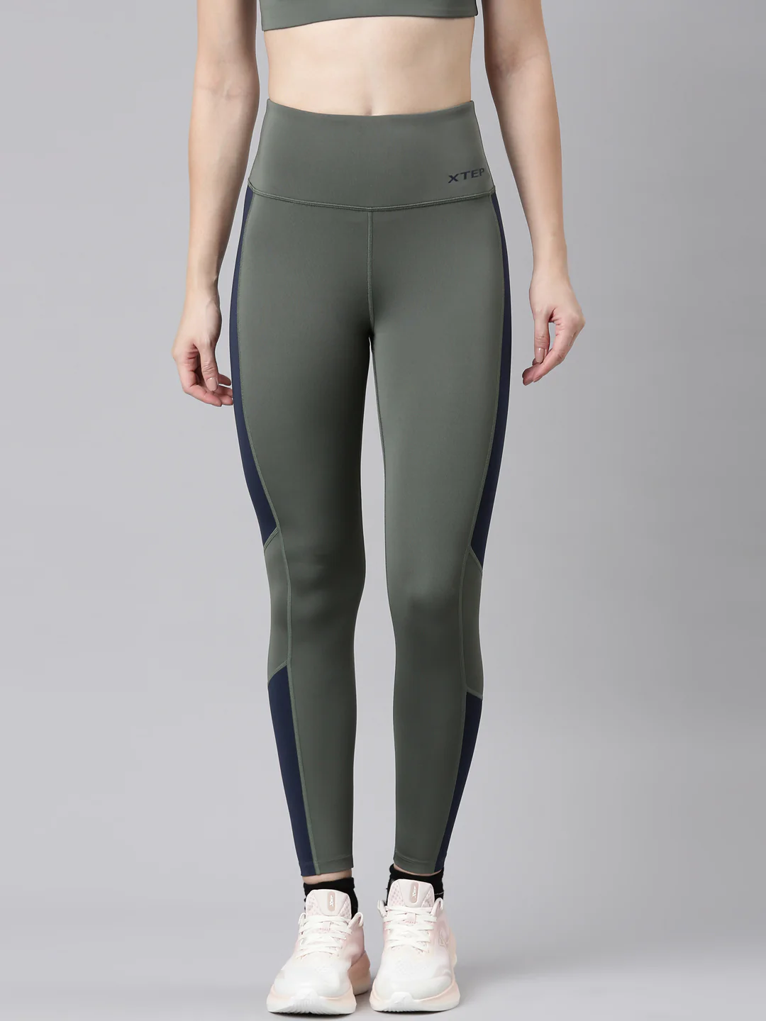 Athletic Training Tights - Green/Pink/Black - Image 61