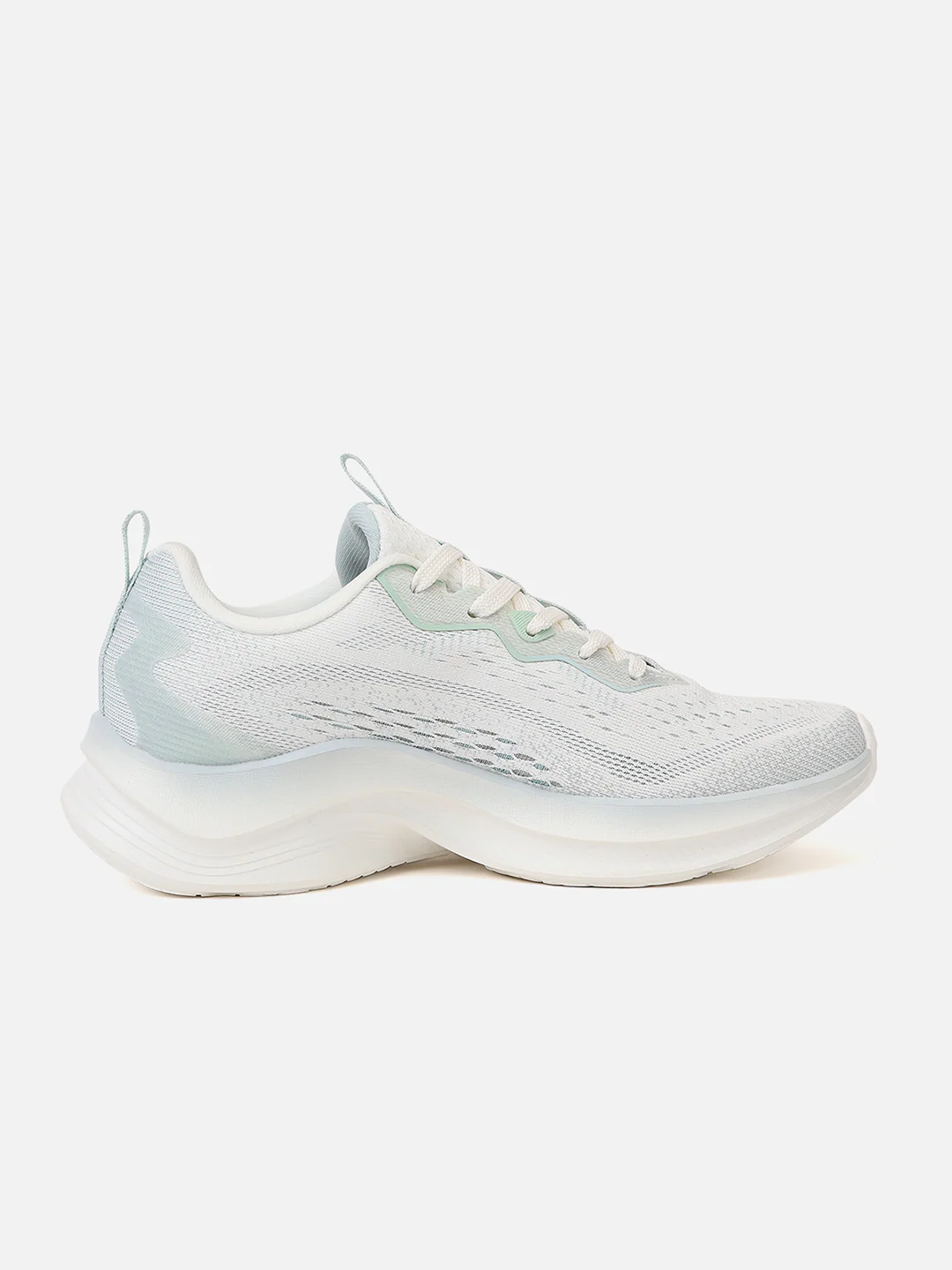 Feather Foam Running Shoes - White/Green/Black - Image 12