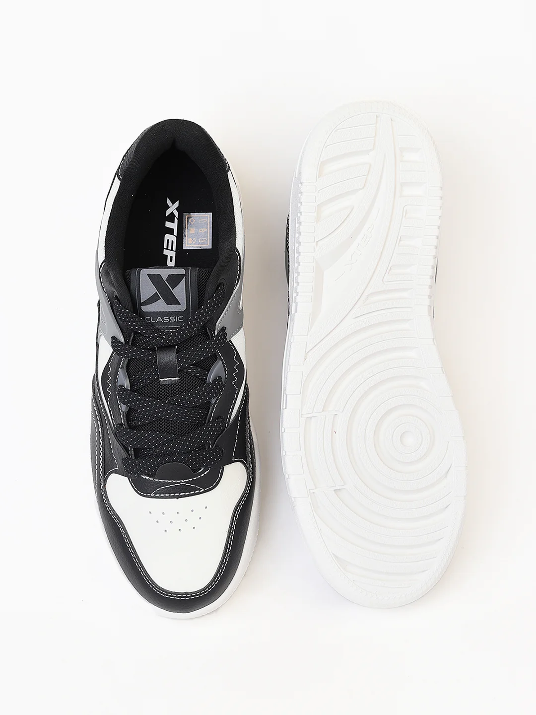 Classic Skateboarding Sneakers - White/Grey - Image 20