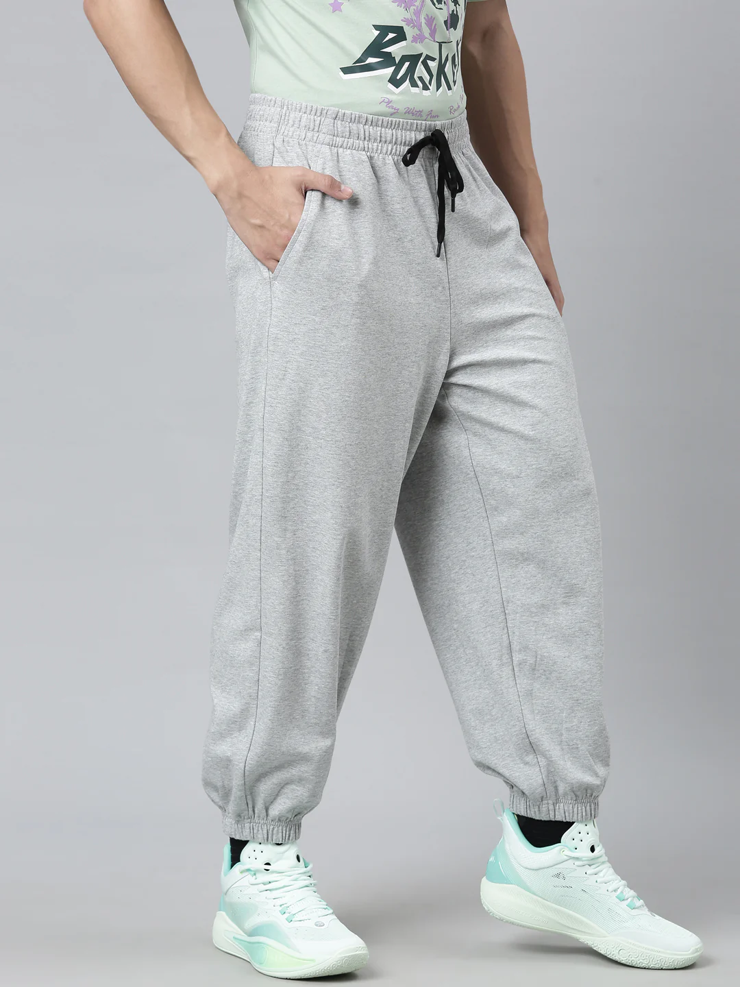 Comfort Knit 7/8 Basketball Pants - Black - Image 14