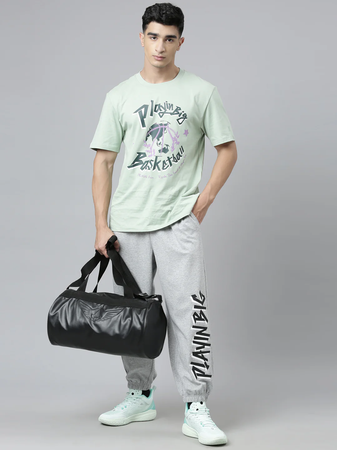 Comfort Knit 7/8 Basketball Pants - Black - Image 17