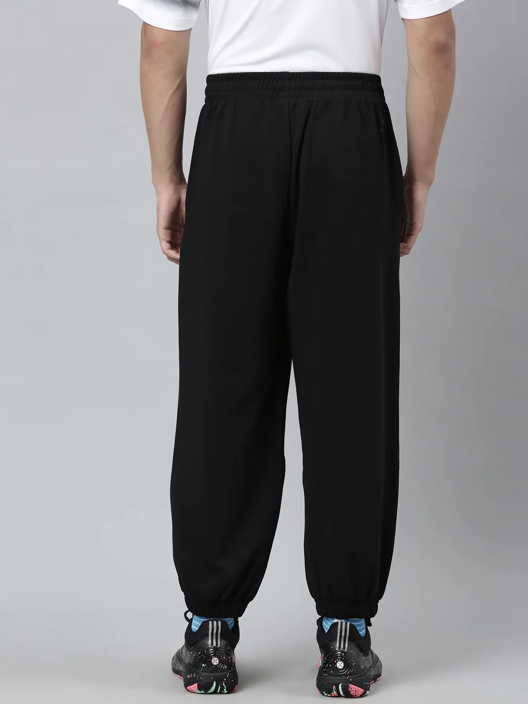 Comfort Knit 7/8 Basketball Pants - Black - Image 4