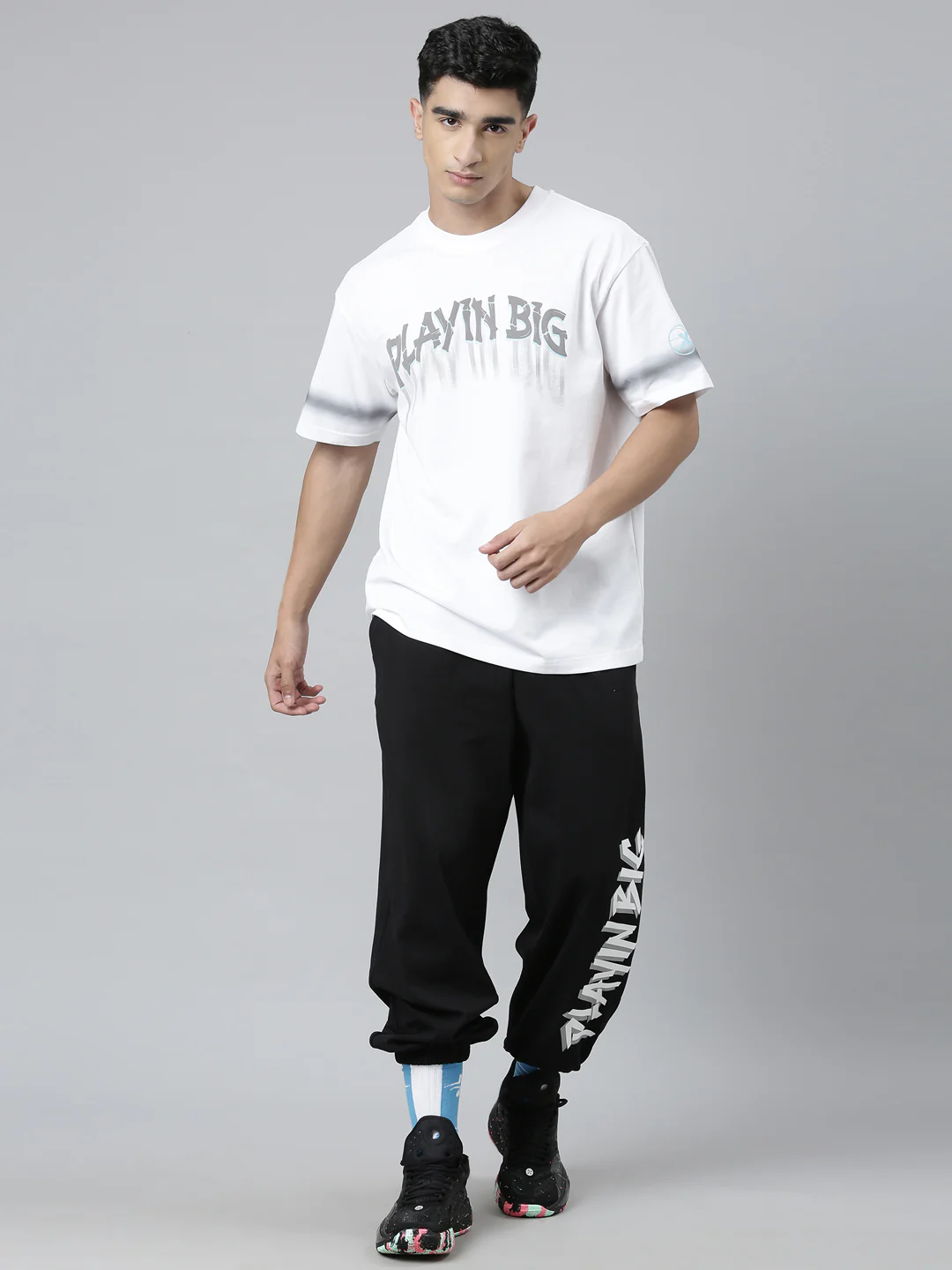 Comfort Knit 7/8 Basketball Pants - Black - Image 5