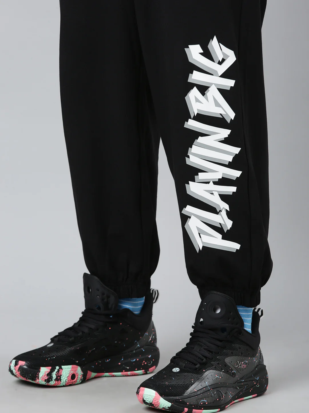 Comfort Knit 7/8 Basketball Pants - Black - Image 8