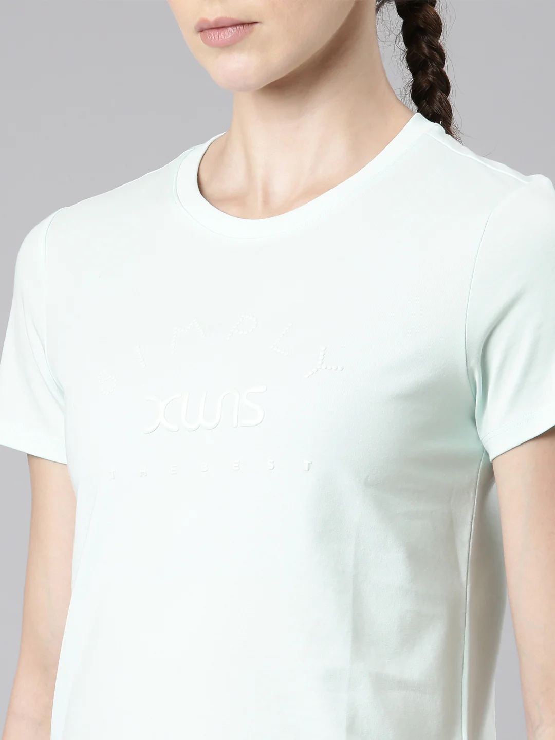 X-Dry Training Short-Sleeve T-Shirt - Green/Pink - Image 7